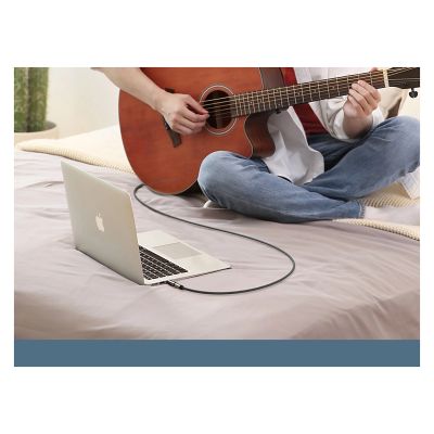 7. Ugreen adapter 3.5mm audio adapter (male) to 6.35mm mini jack (female) gray (AV168)