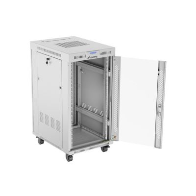 2. Lanberg FF01-6822-12SL 22U Freestanding Rack Gray