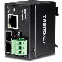 TRENDnet TI-F10SC Media Converter - Ethernet, Fast Ethernet - 10Base-T, 100Base-FX, 100Base-TX - RJ-45 / SC multimode - up to 2 km - 1310 nm