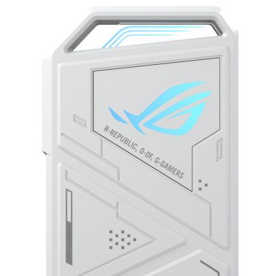 26. ASUS ROG STRIX ARION White Hard Drive Enclosure