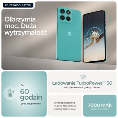 9. Motorola moto g57 power 17.1 cm (6.72") Dual SIM Android 16.0 5G USB Type-C 12GB 256GB 7000mAh Turquoise