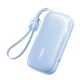 Baseus EnerFill FC21 Qpow 3 Ultra 10000mAh 45W Power Bank with Detachable USB-C/ Lightning Cable - Blue
