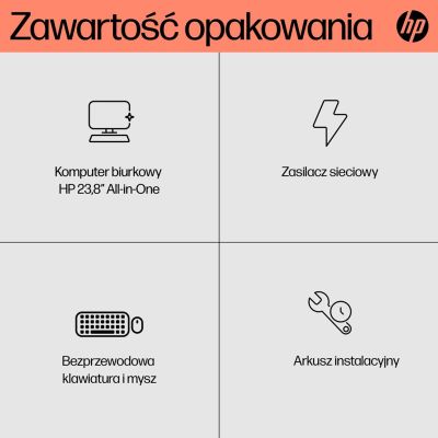 24. HPAiO 24-cr0312nw Ryzen 5 7520 23.8" FHD IPS 250nits AG 16GB DDR5 SSD512 Radeon 610M Cam720p kB+Mouse Win11 Shell White 2Y