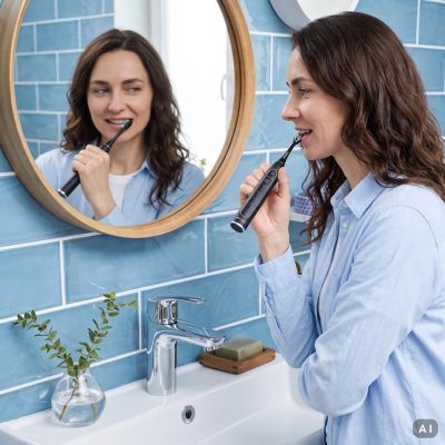 10. Sonic Toothbrush ORO SONIC NEXT PRO BLACK OROMED