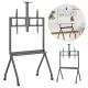 2. MACLEAN TV TROLLEY, CAMERA SHELF, ON WHEELS, 55-100", MAX. LOAD 120KG/10KG SHELF, MAX. VESA 900X600 MC-114 B