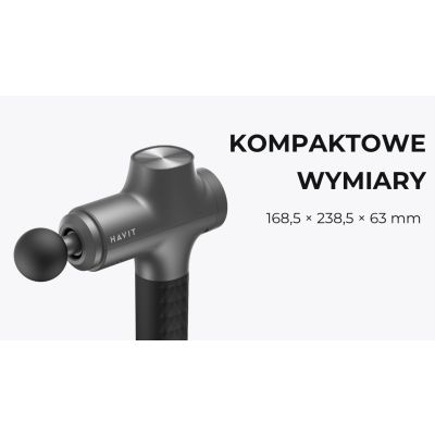 12. Havit MG1503 pistol-style handheld massager