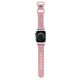 2. Hello Kitty Silicone Kitty Head Strap for Apple Watch 42/44/45/49mm - Pink
