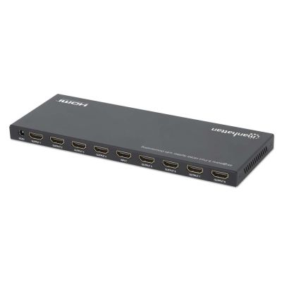 6. MANHATTAN 4K60Hz 8-Port HDMI Splitter with Downscaling