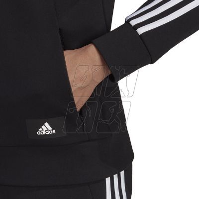 8. Adidas FI 3 Stripes Full-Zip Reg Sweatshirt W H57287