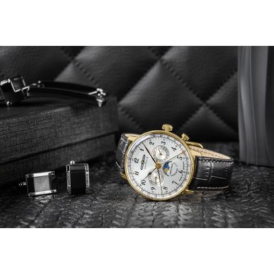 5. ZEPPELIN LZ129 Hindenburg 7038-1 Men’s Watch + BOX