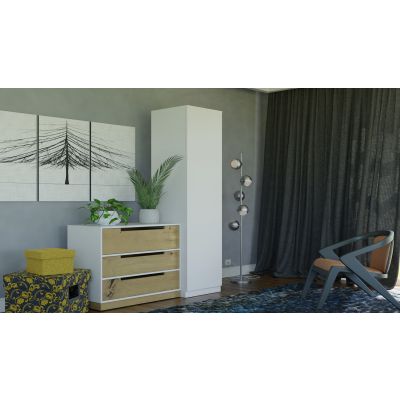 5. WARDROBE DOOR SHELVES SD-50 MATTE WHITE