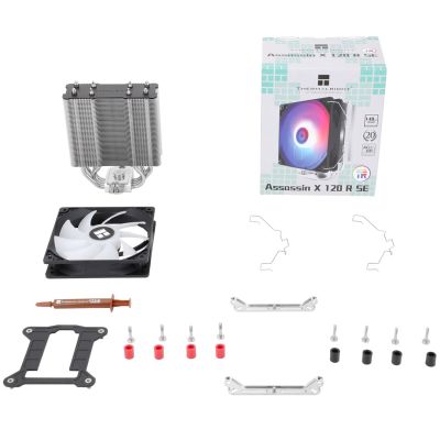 9. Thermalright Assassin X 120 Refined SE ARGB Processor Air Cooler 12cm Black