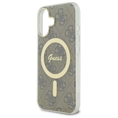 6. Guess IML 4G MagSafe Case for iPhone 16 Plus - Brown