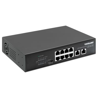 2. Switch giga 8P poe+ 2P uplink