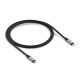 Satechi USB4 V2 Pro Cable USB4 Gen 4x2 1.2m USB C 120Gbps 240W Silver, Black