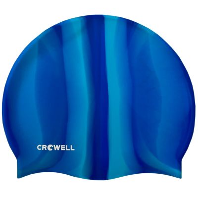 5. Crowell Multi Flame Silicone Swimming Cap, col. 13