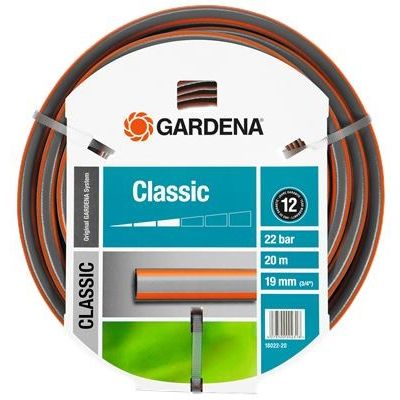 Gardena 18022-20 Garden Hose 20m Above Ground Gray, Orange PVC