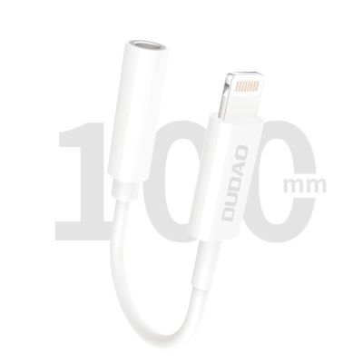 3. Dudao audio adapter headphone adapter from Lightning to 3.5 mm mini jack white (L16i white)