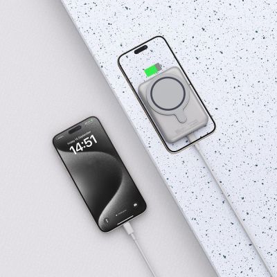 6. Powerbank Tech-Protect PB11 LifeMag MagSafe 10000 mAh - titanium