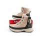 10. Lee Cooper women's winter hiking shoes, insulated, beige, black