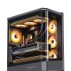 23. Jonsbo D400 PC Case, Midi Tower, ATX, Tempered Glass