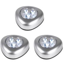 SET OF 3 GRUNDING BATTERY-POWERED LED LAMPS
