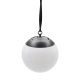 5. SOLAR LAMP PLASTIC BALL HANGING WITH CLIP 10X30CM