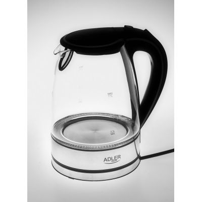 3. Adler AD 1225 electric kettle (2000W 1.7l; transparent)