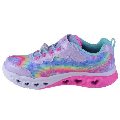 2. Skechers Flutter Heart Lights - Groovy Swirl 303253L-LVAQ Pink 30