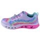 2. Skechers Flutter Heart Lights - Groovy Swirl 303253L-LVAQ Pink 30