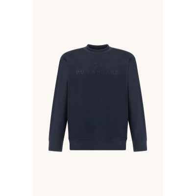 5. Paul&Shark men's cotton and lyocell sweatshirt, navy blue 26411803-50