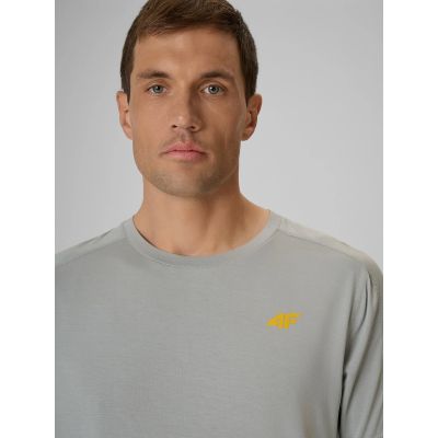 4. Men's regular quick-drying trekking T-shirt 4F 4FRSS26TFTSM2018-25S