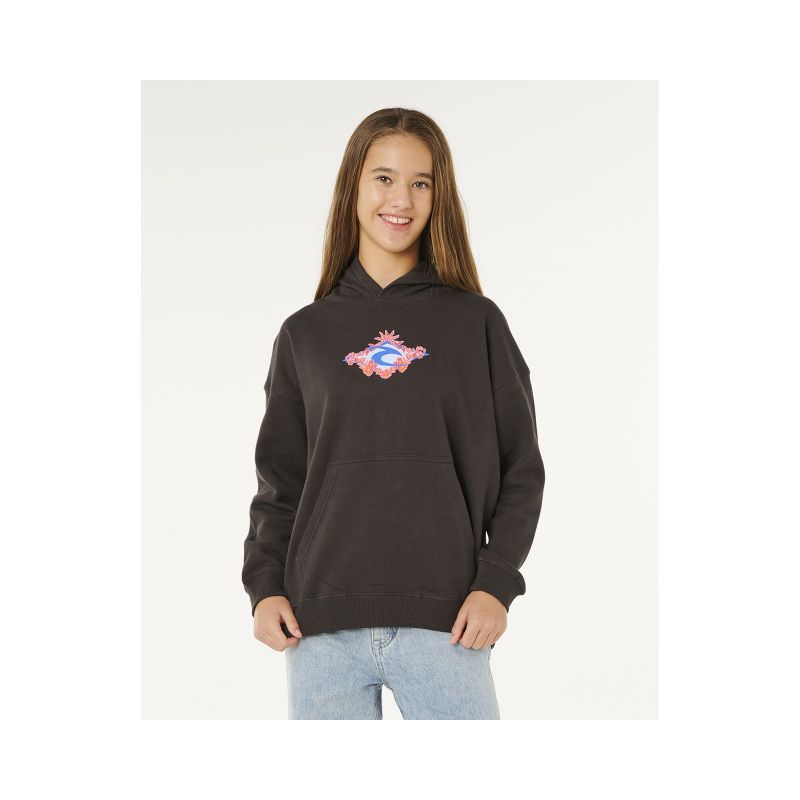 RIP CURL Sunshine Squad Hoodie - Girl Black