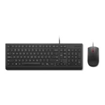 Lenovo Essential Wired Combo Keyboard and Mouse Set, Wired, Mouse Included, Estonian, Black