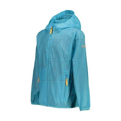 2. Cmp Kid G Rain Fix Hood Jr Jacket 3X53255-L384