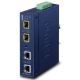 2. PLANET Industrial 2-Port Network Converter Blue