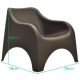 12. NUVOLA ANTHRACITE PLASTIC GARDEN CHAIR