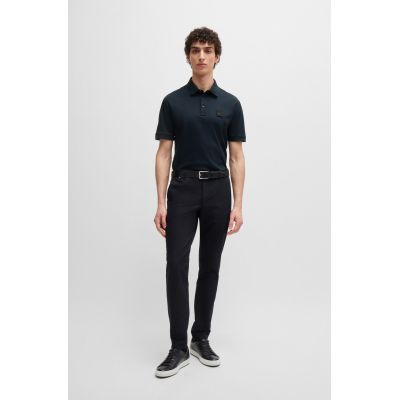 2. BOSS Parlay 143 BLU Men's Polo Shirt Classic Regular Fit Navy Blue (50515596-405)