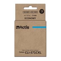 Actis KC-571C Ink (replaces Canon CLI-571C; Standard; 12 ml; blue)