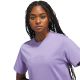 4. adidas Cursive Women's T-Shirt Light Purple KB2402