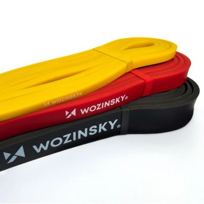 3. Wozinsky WGO-3 latex resistance bands - 3 pcs.