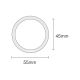 20. Baseus Halo Series magnetic ring (2 pcs/package) silver (PCCH000012)