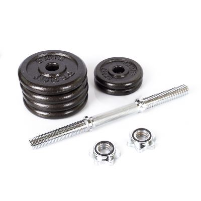 9. Profit cast iron dumbbells 10kg DK 4126
