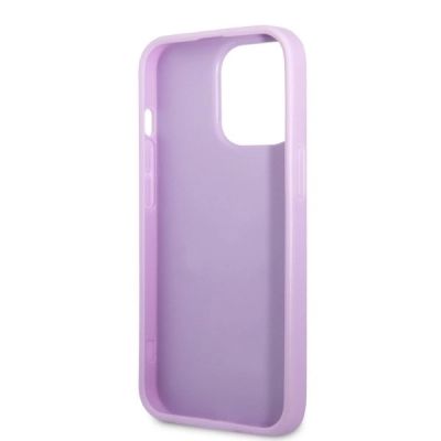 7. Guess GUHCP13XPS4MU iPhone 13 Pro Max 6.7" purple/purple hardcase Saffiano 4G Small Metal Logo