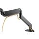 38. Single desk arm with clamp 1xLCD with gas spring max. 35" and 15kg