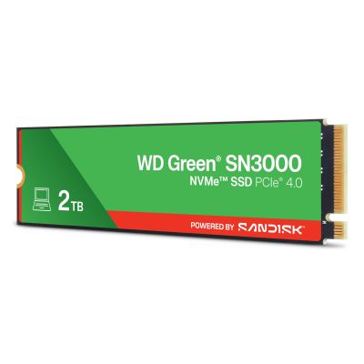 5. WD Green SN3000 2TB M.2 NVMe SSD WDS200T4G0E