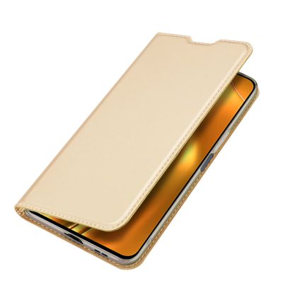 4. Dux Ducis Skin Pro Holster Cover Flip Cover for Xiaomi Poco F4 5G gold