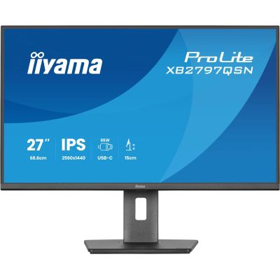 4. iiyama ProLite XB2797QSN-B1 computer monitor 68.6 cm (27") 2560 x 1440 px Quad HD LCD Black