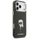 4. Karl Lagerfeld IML Aquarelle Karl & Logo MagSafe Case for iPhone 17 Pro Max - Black