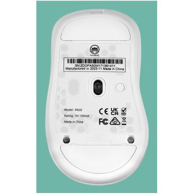 4. GAMIAC PA50 Gaming Mouse - White